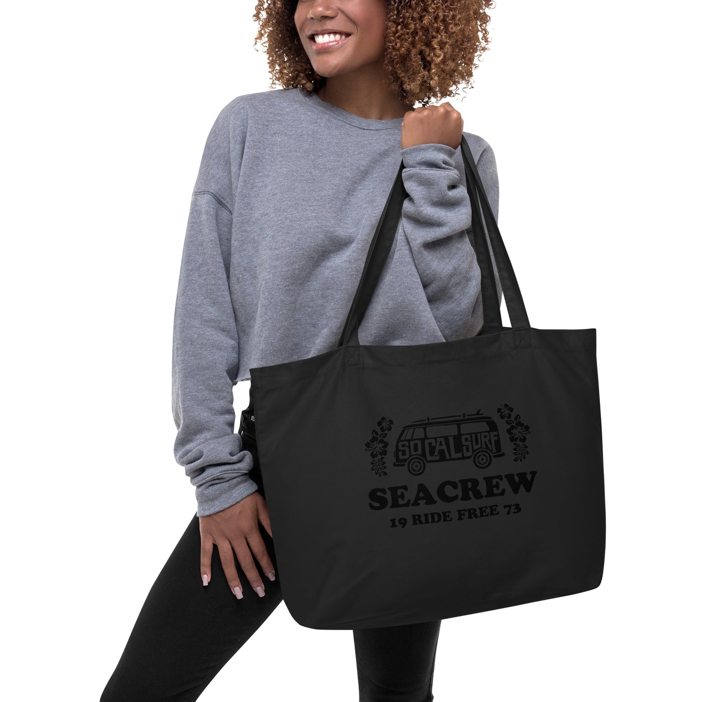 So Cal Surf Large organic tote bag