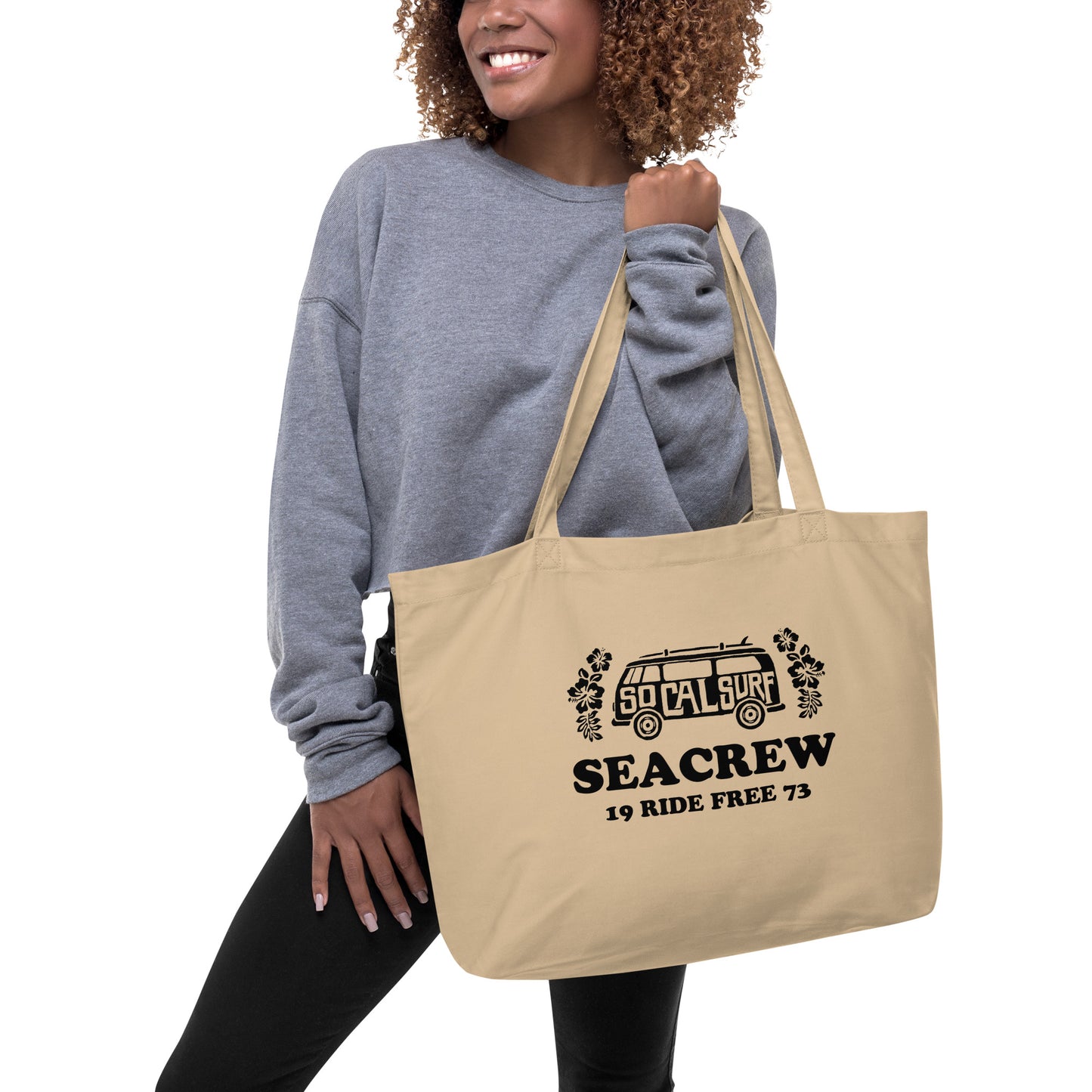 So Cal Surf Large organic tote bag