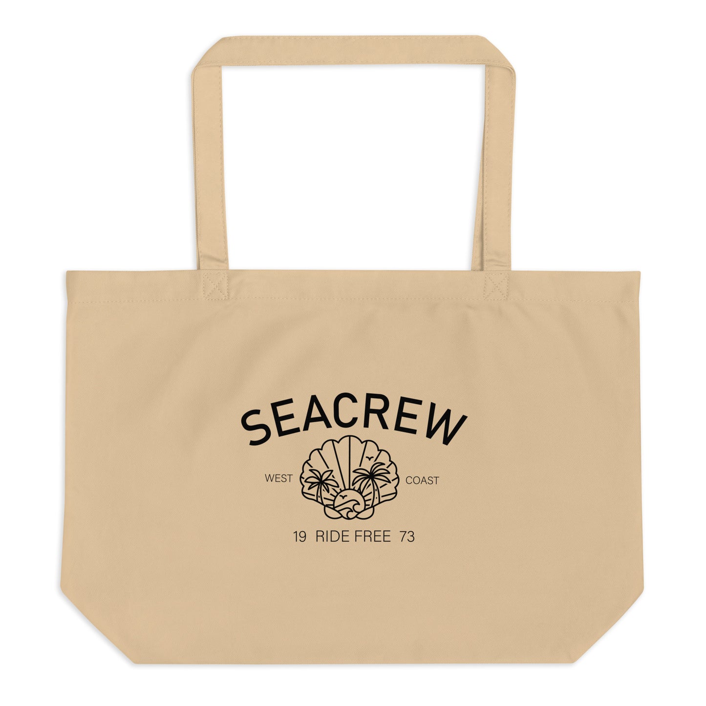 Shell Large organic tote bag