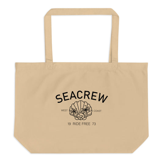 Shell Large organic tote bag