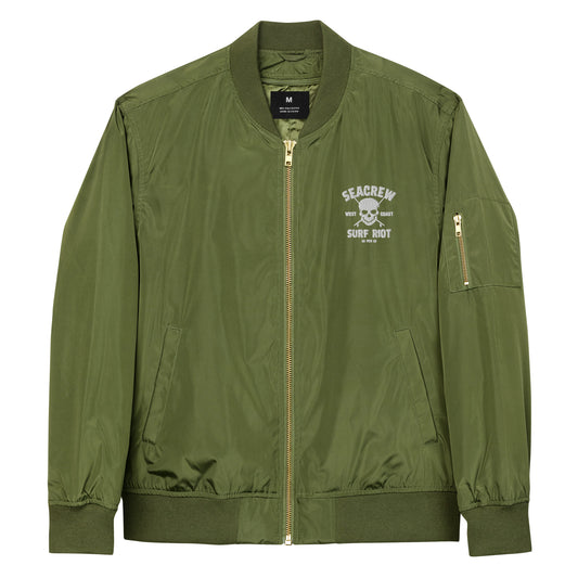 Surf Riot 1973 Premium recycled bomber jacket